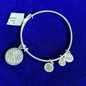 NWT Alex and Ani Path of Life Expandable Bangle Charm Bracelet NWT